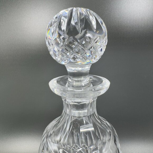 Waterford Clear Heavy Crystal Decanter Container Bottle With Stopper Signed VTG - Picture 5 of 16